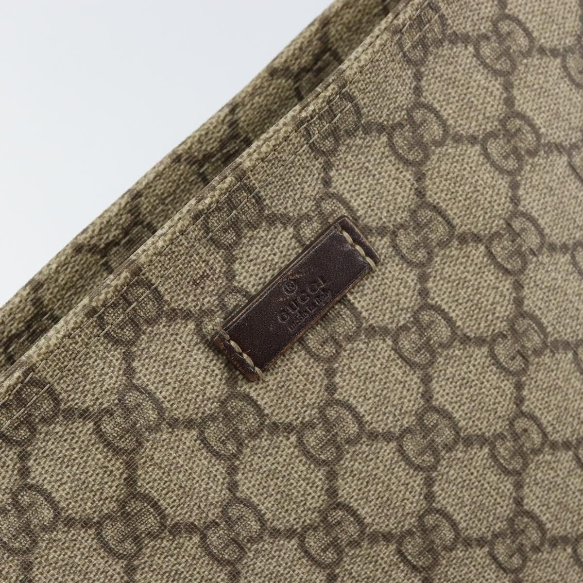 Gucci Flat Messenger Bag GG Canvas