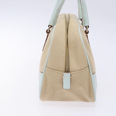 Prada Bauletto Bag Canvas with Leather