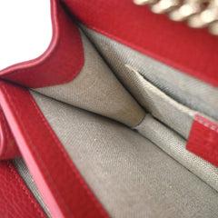 Gucci Interlocking Shoulder Bag Leather