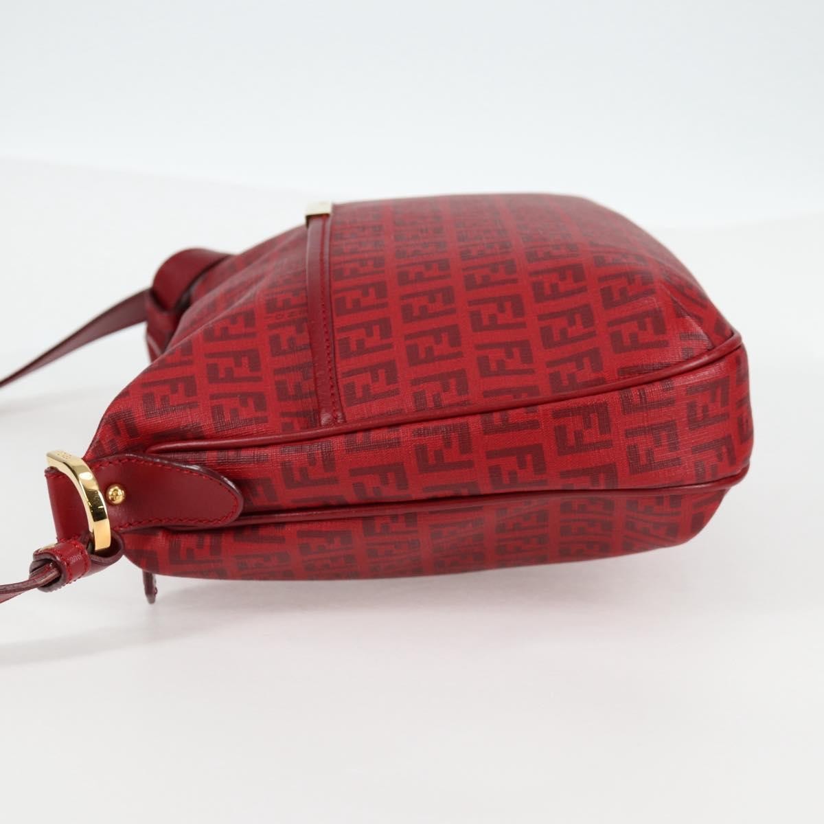 Fendi Front Pocket Messenger Bag Zucchino Coated Canvas