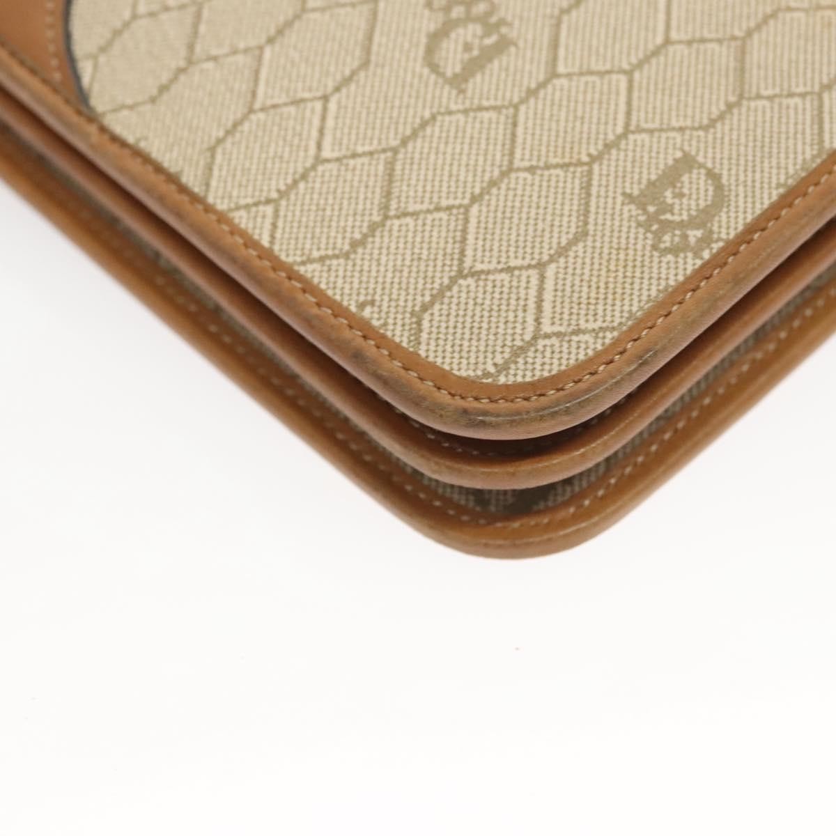 Christian Dior Vintage Honeycomb chain Canvas