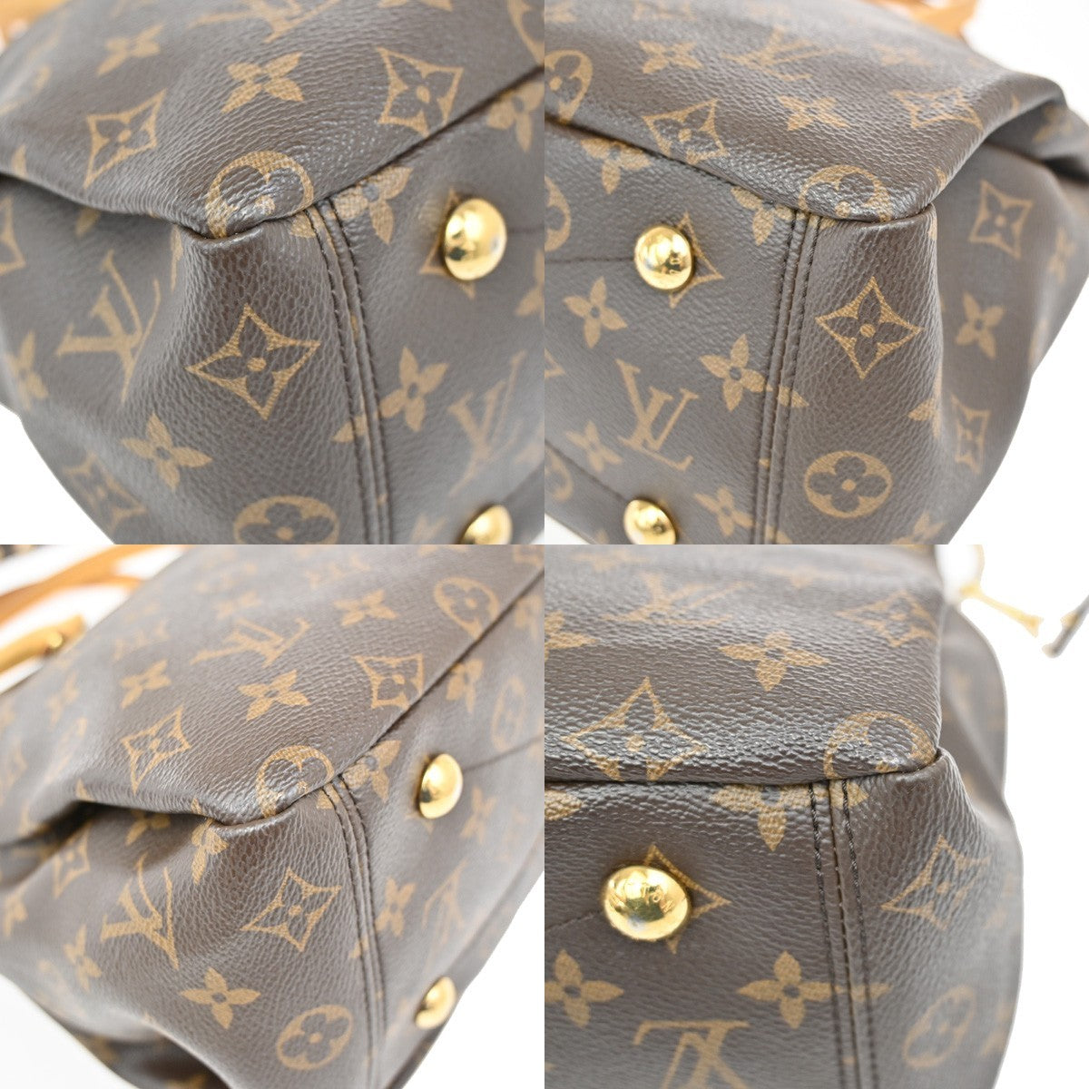 Louis Vuitton Pallas Tote Monogram Canvas with Leather