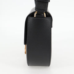 Versace Virtus Flap Messenger Bag Leather