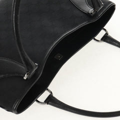 Gucci Vintage Ring Tote GG Canvas with Leather