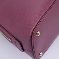 Gucci Lady Dollar Dome Satchel Leather