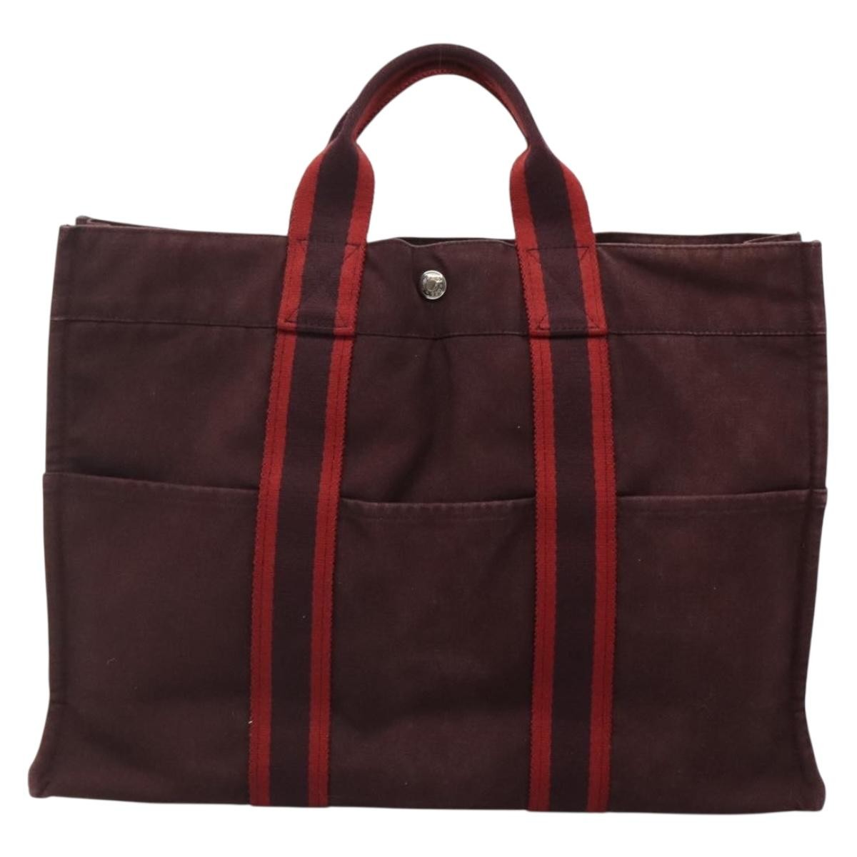 Hermes Fourre Tout Tote Canvas