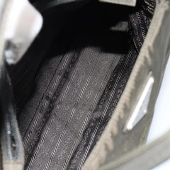 Prada Vintage Zip Tote Tessuto