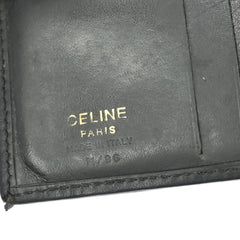 Celine Vintage Bifold Wallet Macadam Coated Canvas