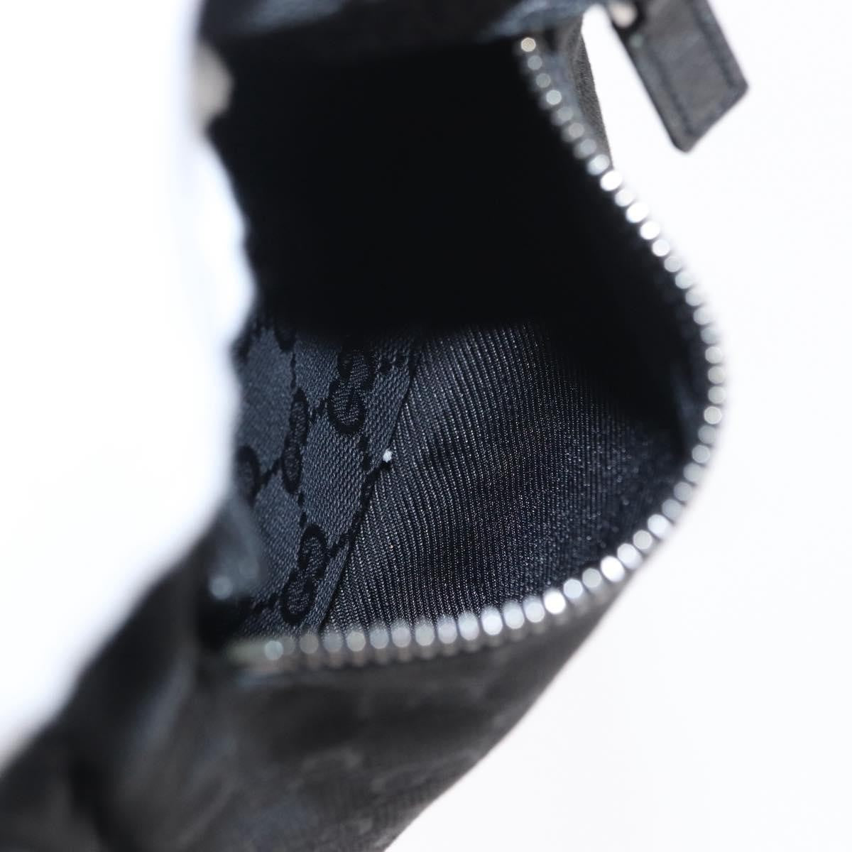 Gucci Vintage Double Belt Bag GG Canvas with Leather