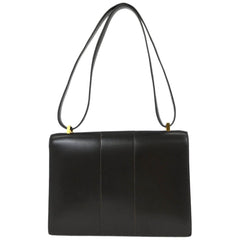 Hermes Vintage Shoulder Bag Embellished Leather