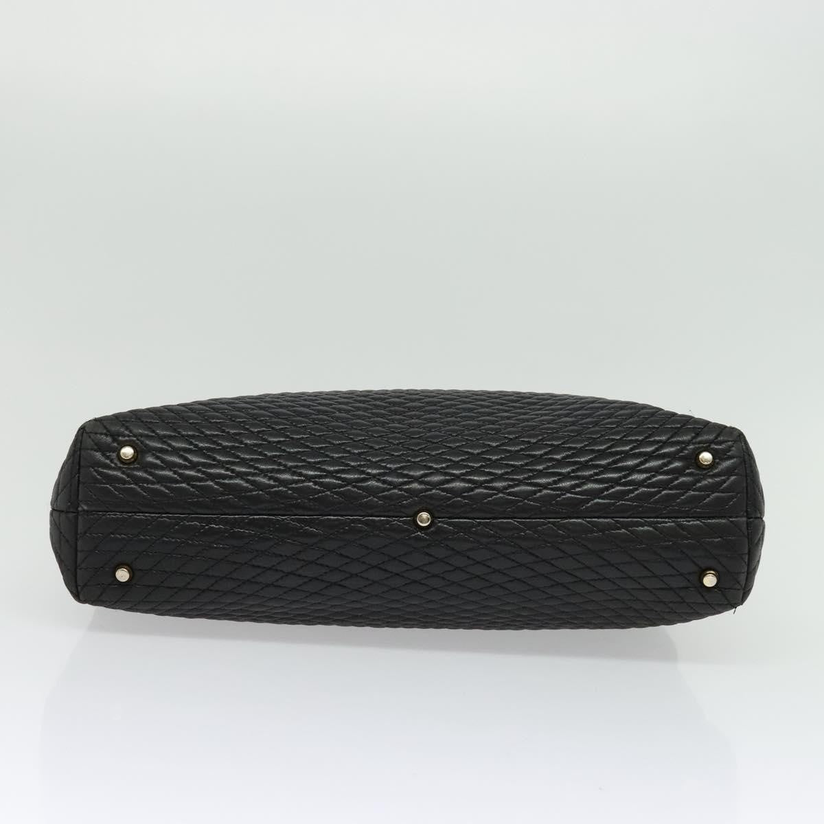 Bally Vintage Chain Shoulder Bag Quilted Leather