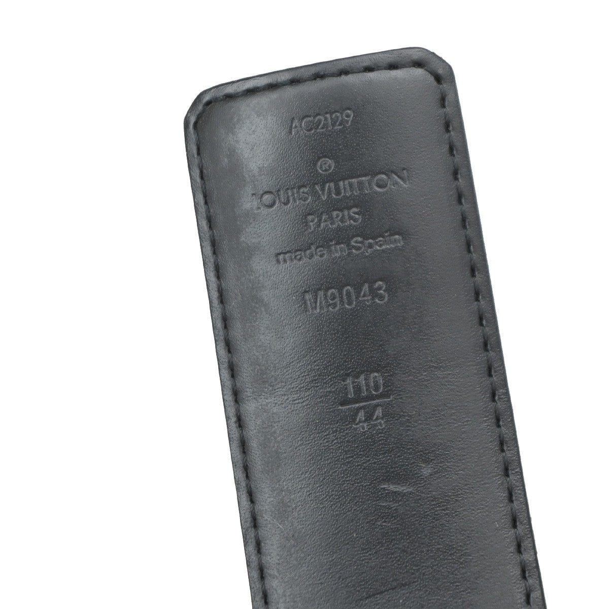 Louis Vuitton LV Initiales Belt Monogram Eclipse Leather