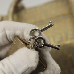 Fendi Boston Bag Zucchino Lurex Canvas