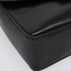 Celine Vintage Circle Logo Crossbody Bag Leather