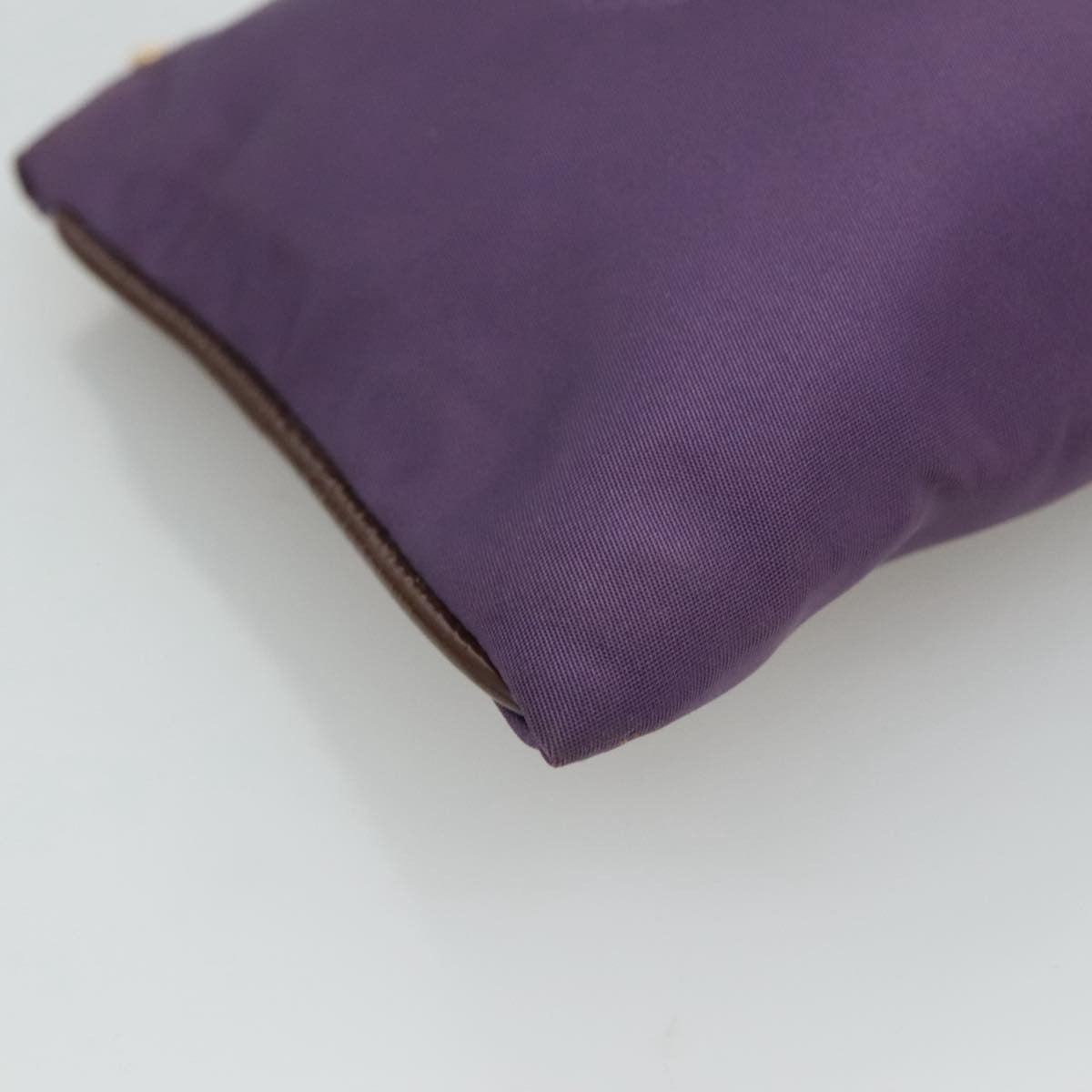 Prada Logo Zip Pouch Tessuto