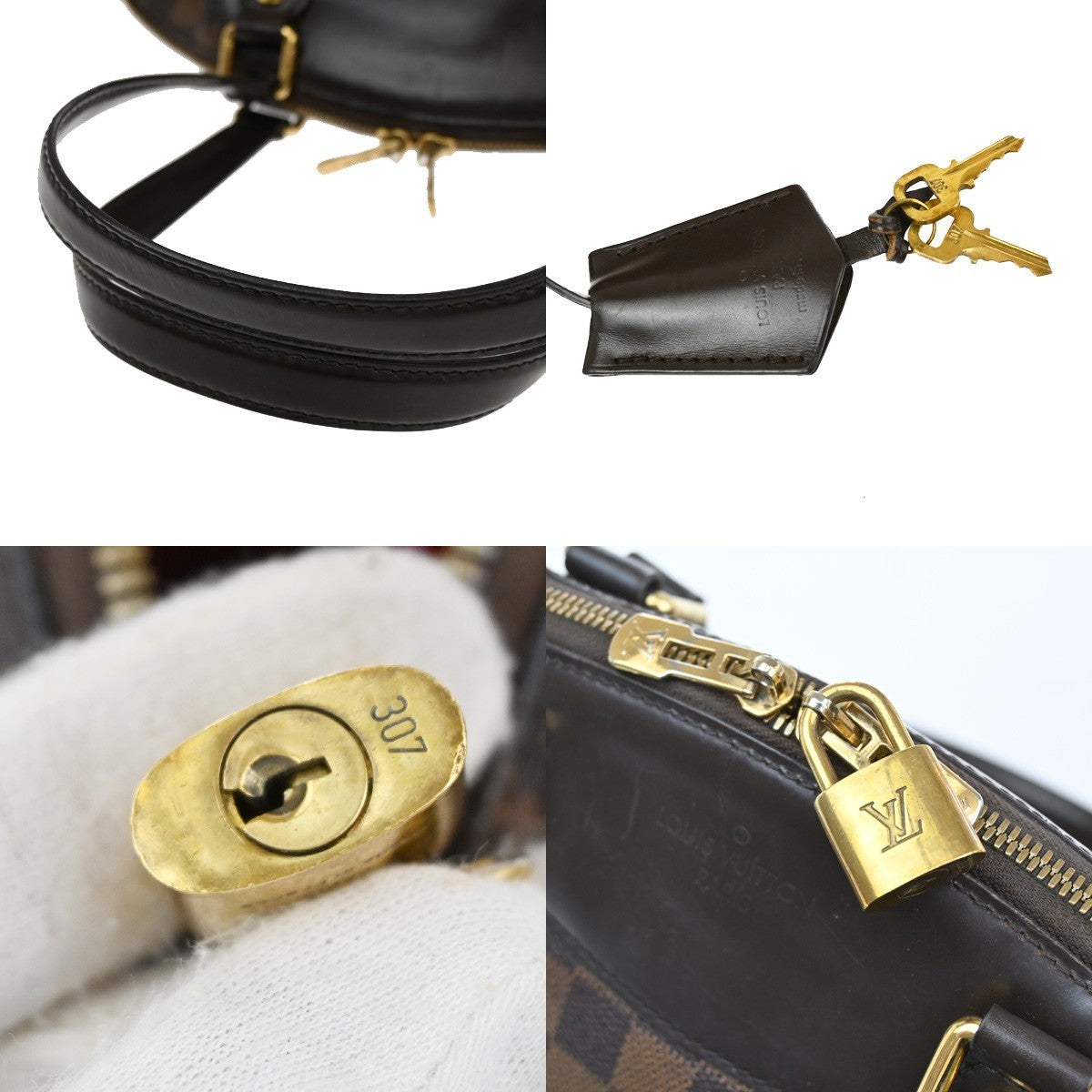 Louis Vuitton Verona Handbag Damier