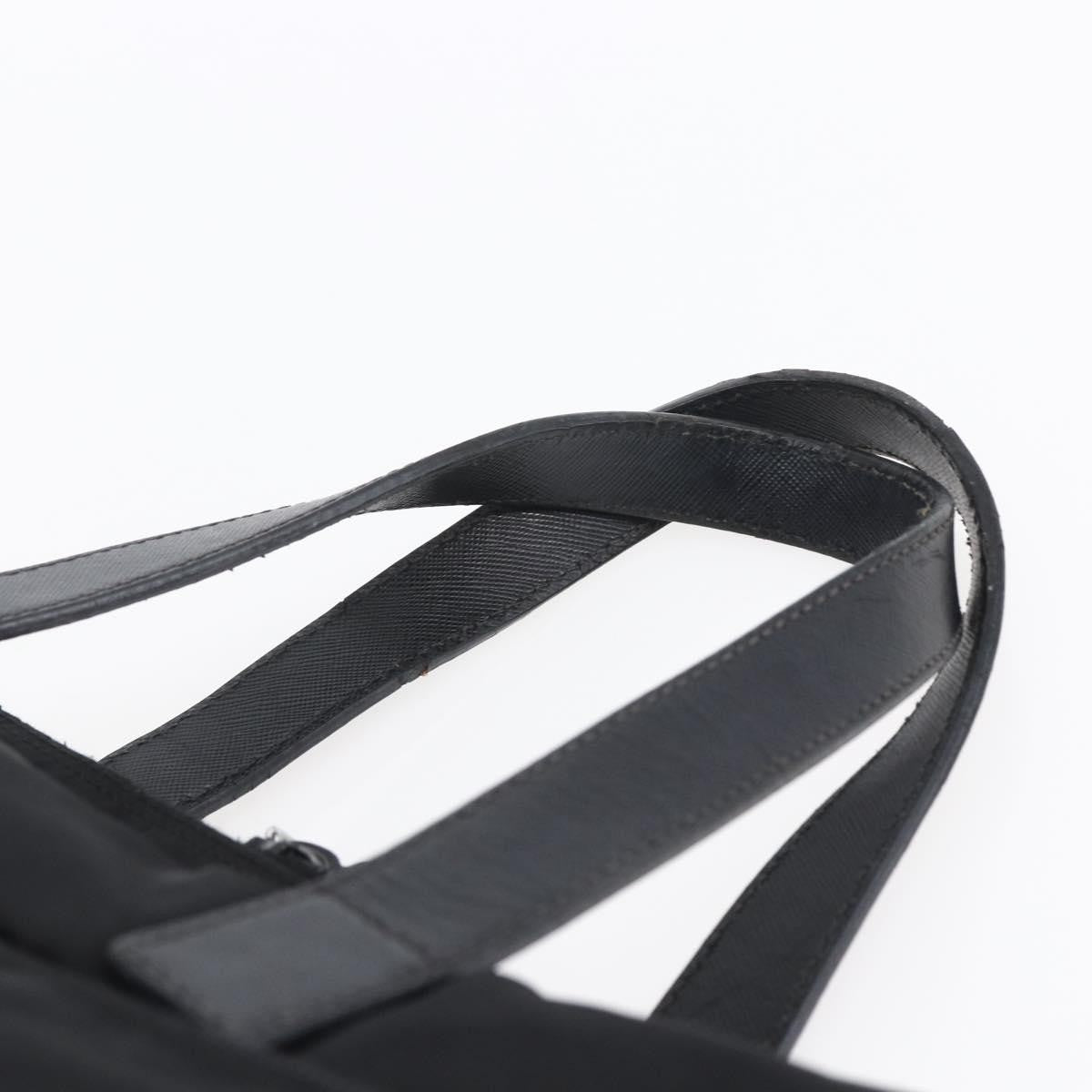 Prada Convertible Front Zip Briefcase Tessuto with Saffiano Leather