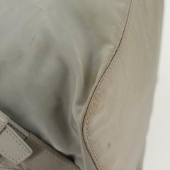 Prada Double Pocket Backpack Chain Shoulder Bag Re-Nylon