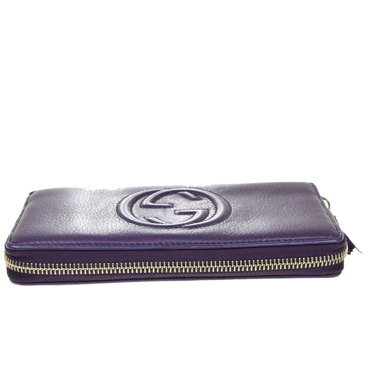 Gucci Soho Zip Around Wallet Leather
