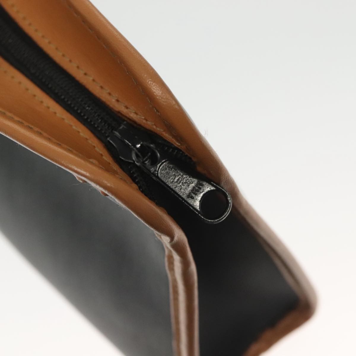 Christian Dior Homme Zip Around Pouch Leather