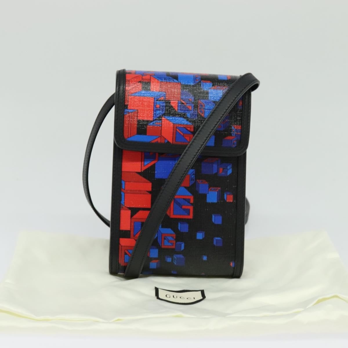 Gucci Flap Square Shoulder Bag Canvas