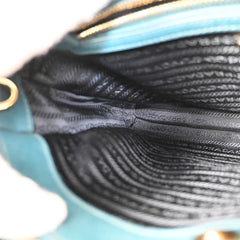 Prada Double Zip Lux Tote Saffiano Leather