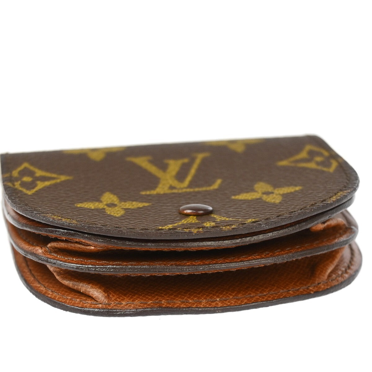 Louis Vuitton Porte Monnaie Gousset Canvas
