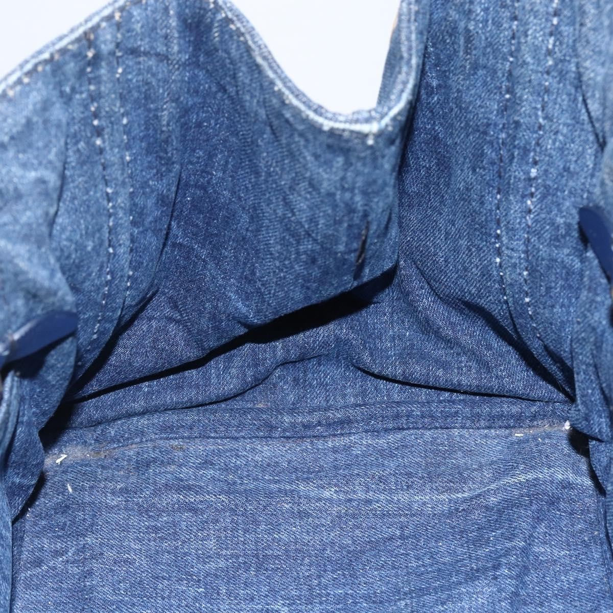 Prada Canapa Open Tote Denim