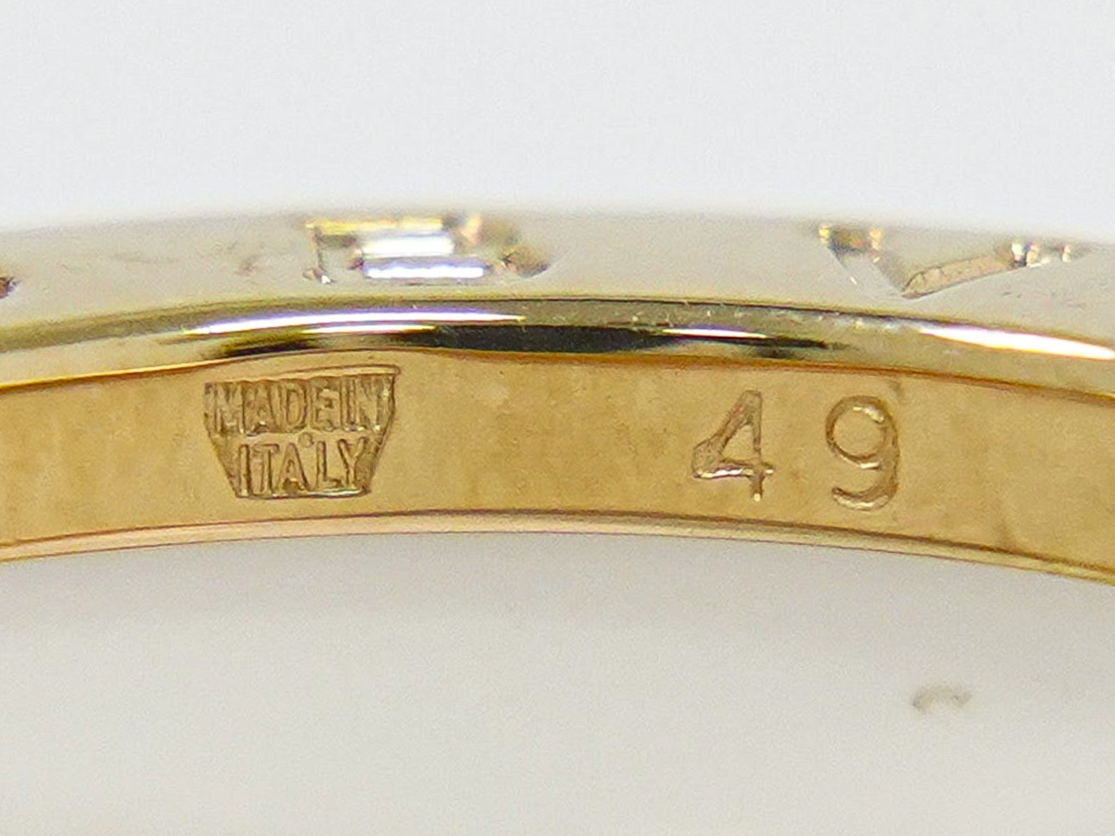 Bvlgari B.Zero1 Three Band Ring 18K Yellow Gold and Ceramic