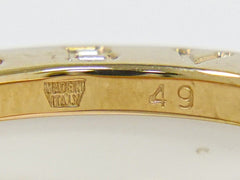 Bvlgari B.Zero1 Three Band Ring 18K Yellow Gold and Ceramic