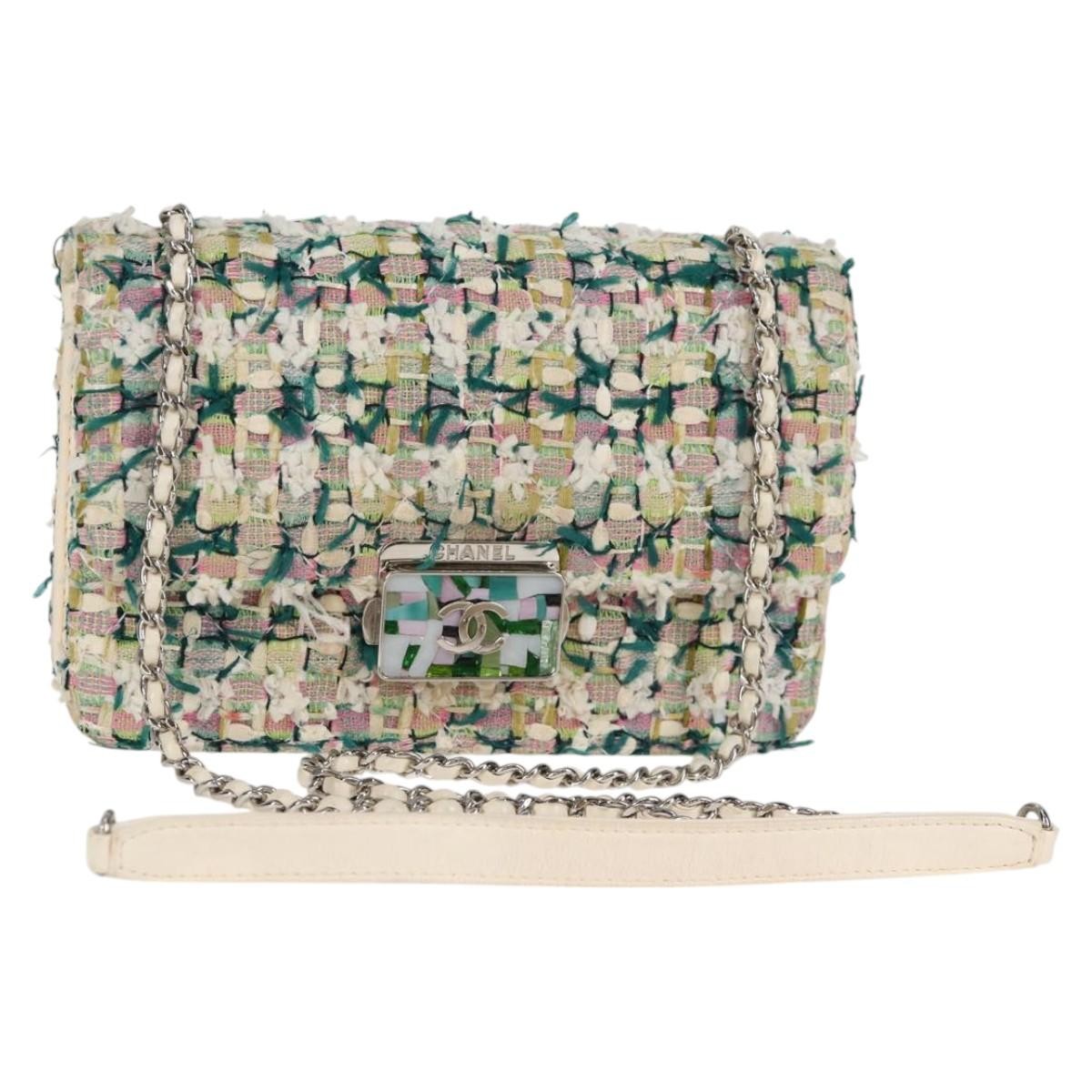 Chanel Beauty Lock Flap Bag Quilted Tweed