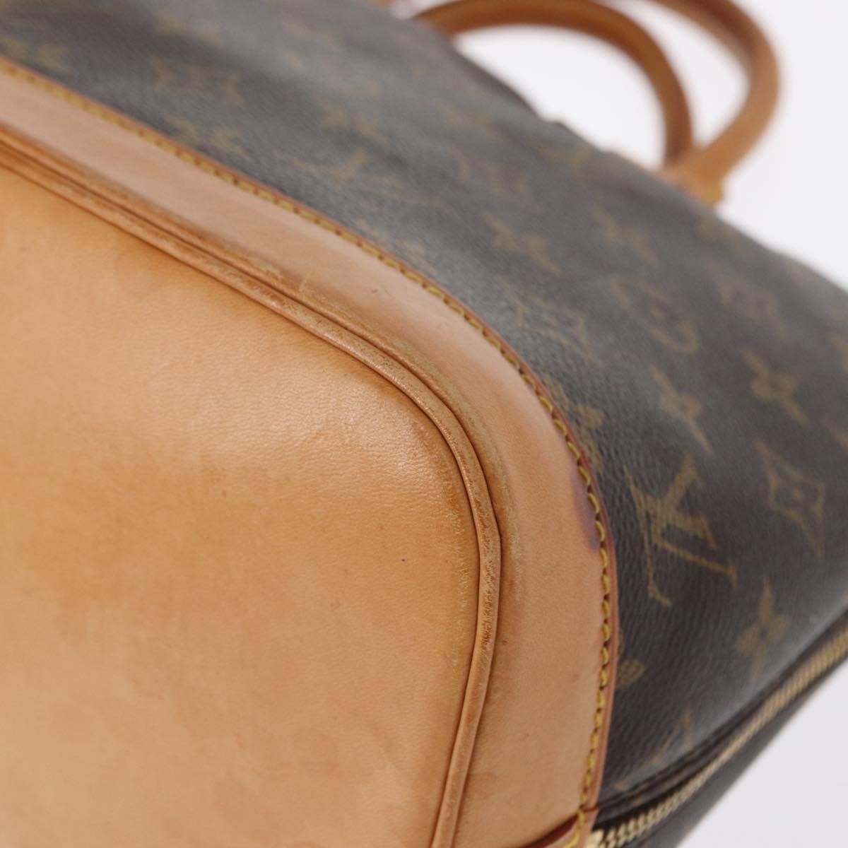 Louis Vuitton Alma Handbag Monogram Canvas