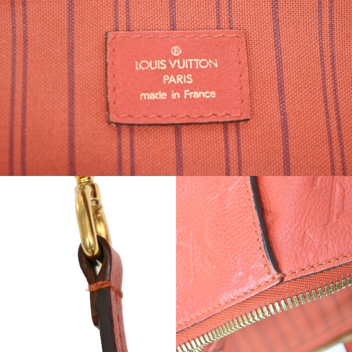 Louis Vuitton Lumineuse Handbag Monogram Empreinte Leather
