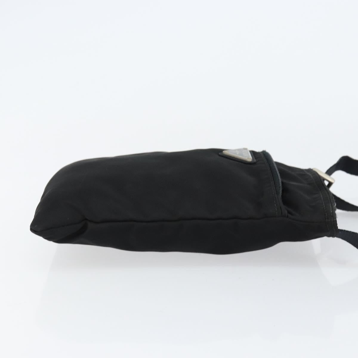 Prada Front Zip Convertible Flat Messenger Tessuto with Leather