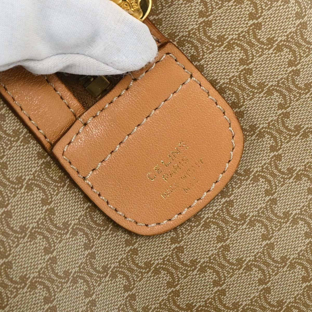 Celine Macadam Handbag Macadam with leather