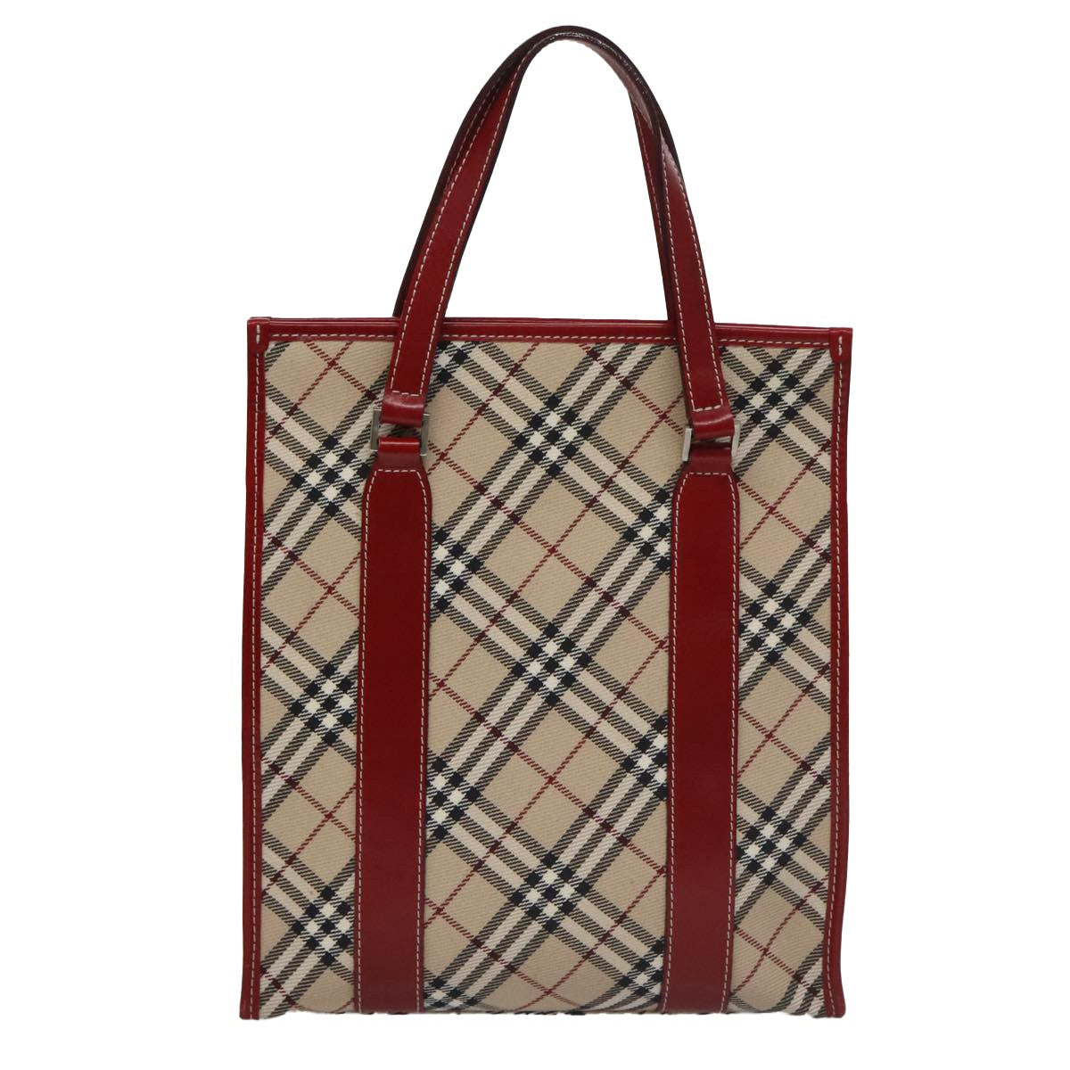 Burberry Nova Check Tote Canvas and Leather