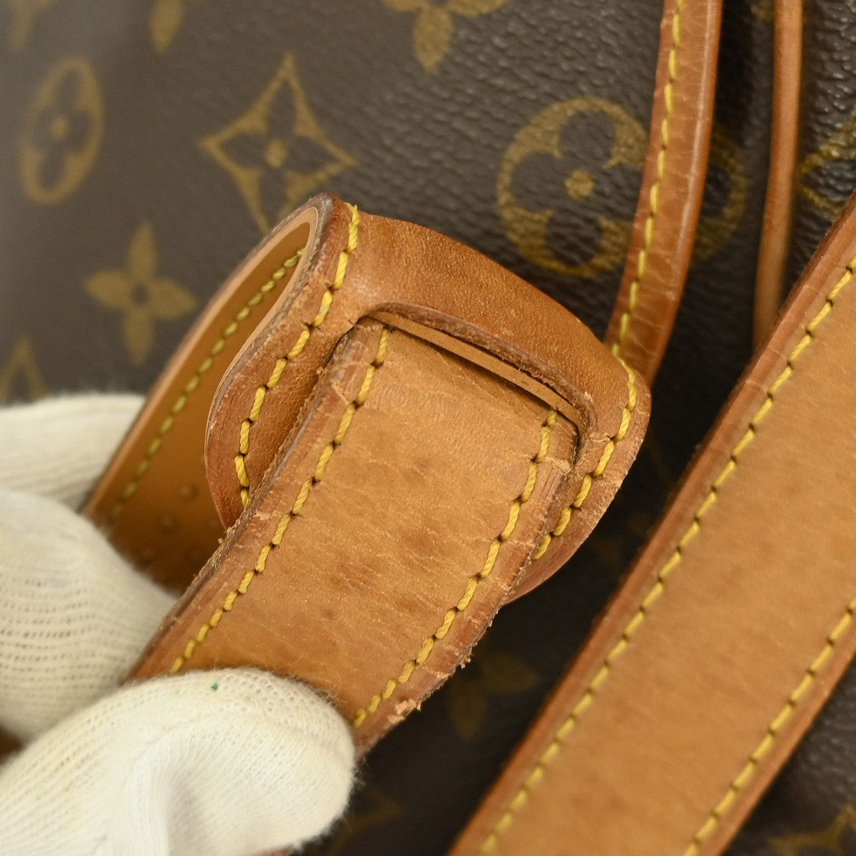 Louis Vuitton Saumur Handbag Monogram Canvas