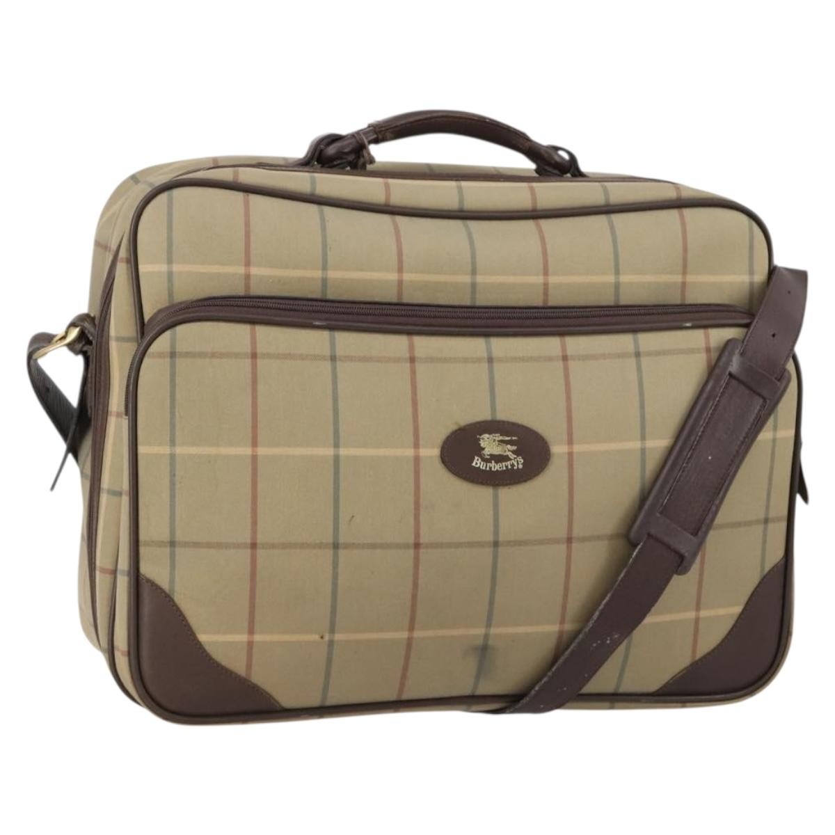 Burberry Nova check boston bag Canvas