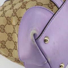 Gucci Lovely Heart Interlocking G Tote GG Canvas