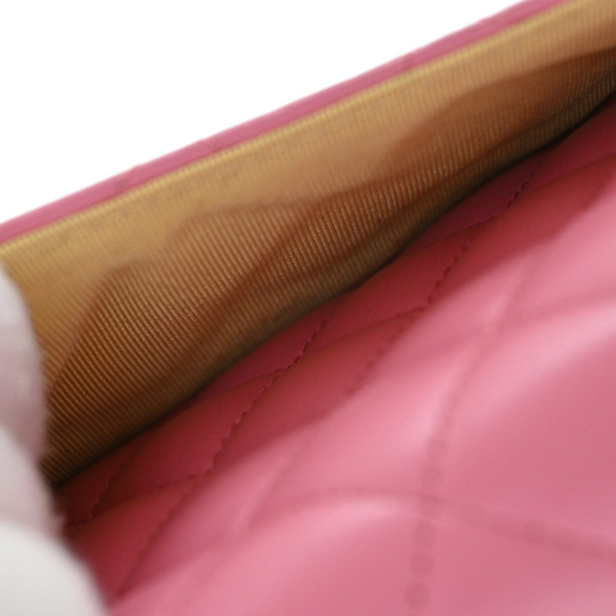 Chanel Classic Sunglasses Case with Chain Quilted Lambskin with Rainbow Hardware