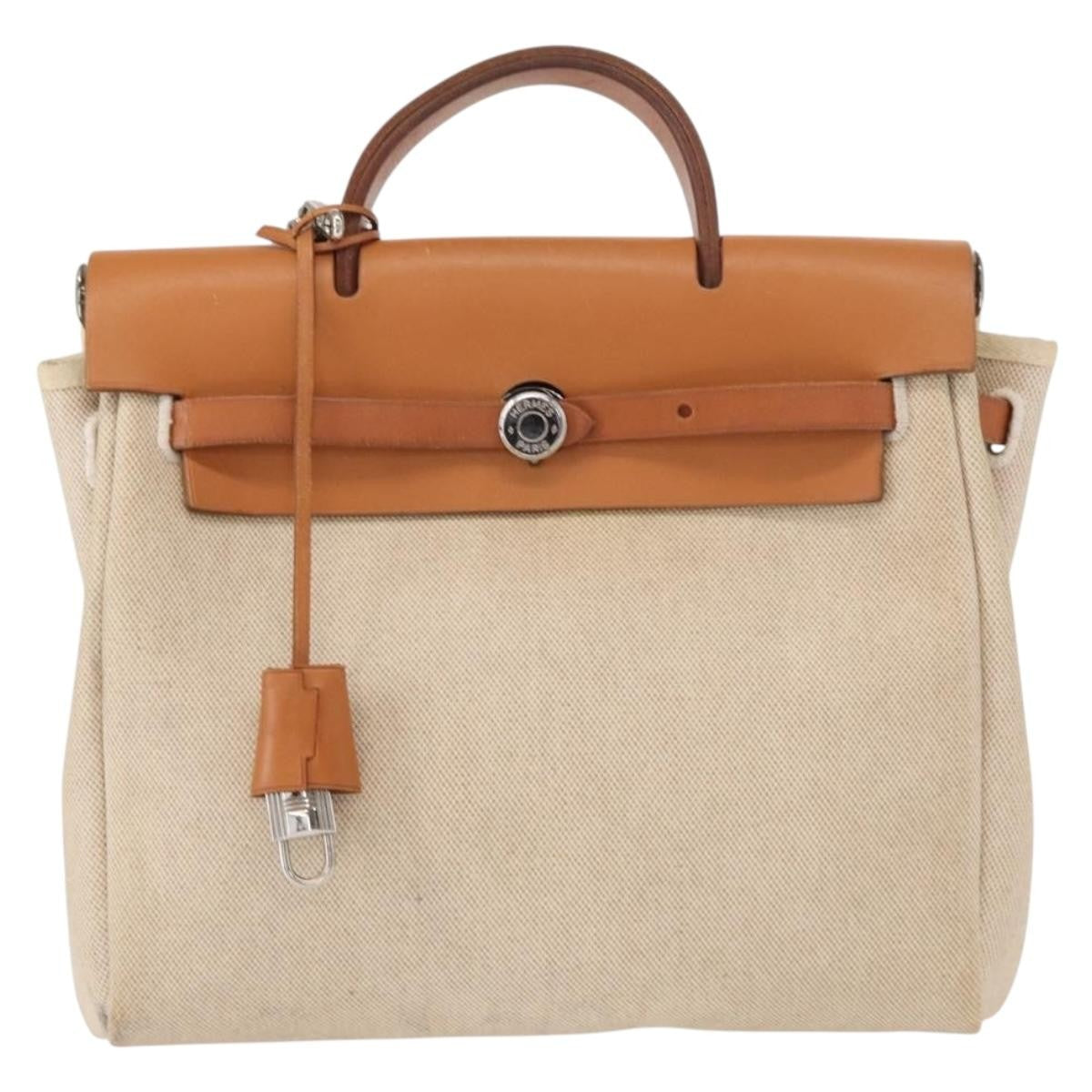Hermes Herbag A Dos Backpack Toile