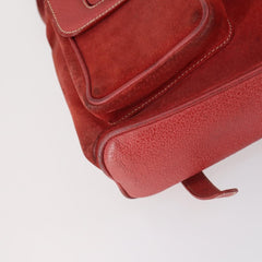 Gucci Vintage Bamboo Backpack Suede