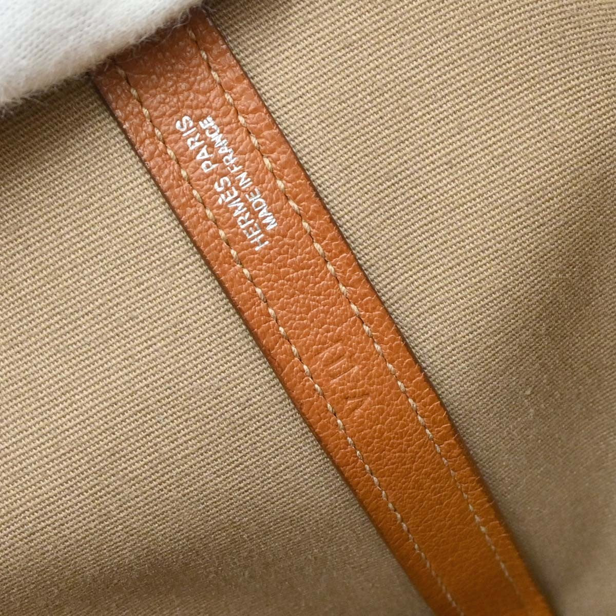 Hermes Garden File Tote Toile and Leather