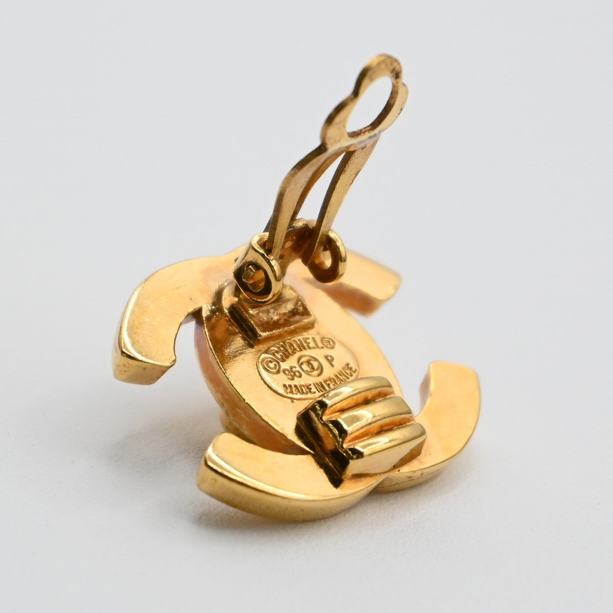 Chanel CC Turnlock Clip-On Earrings Metal