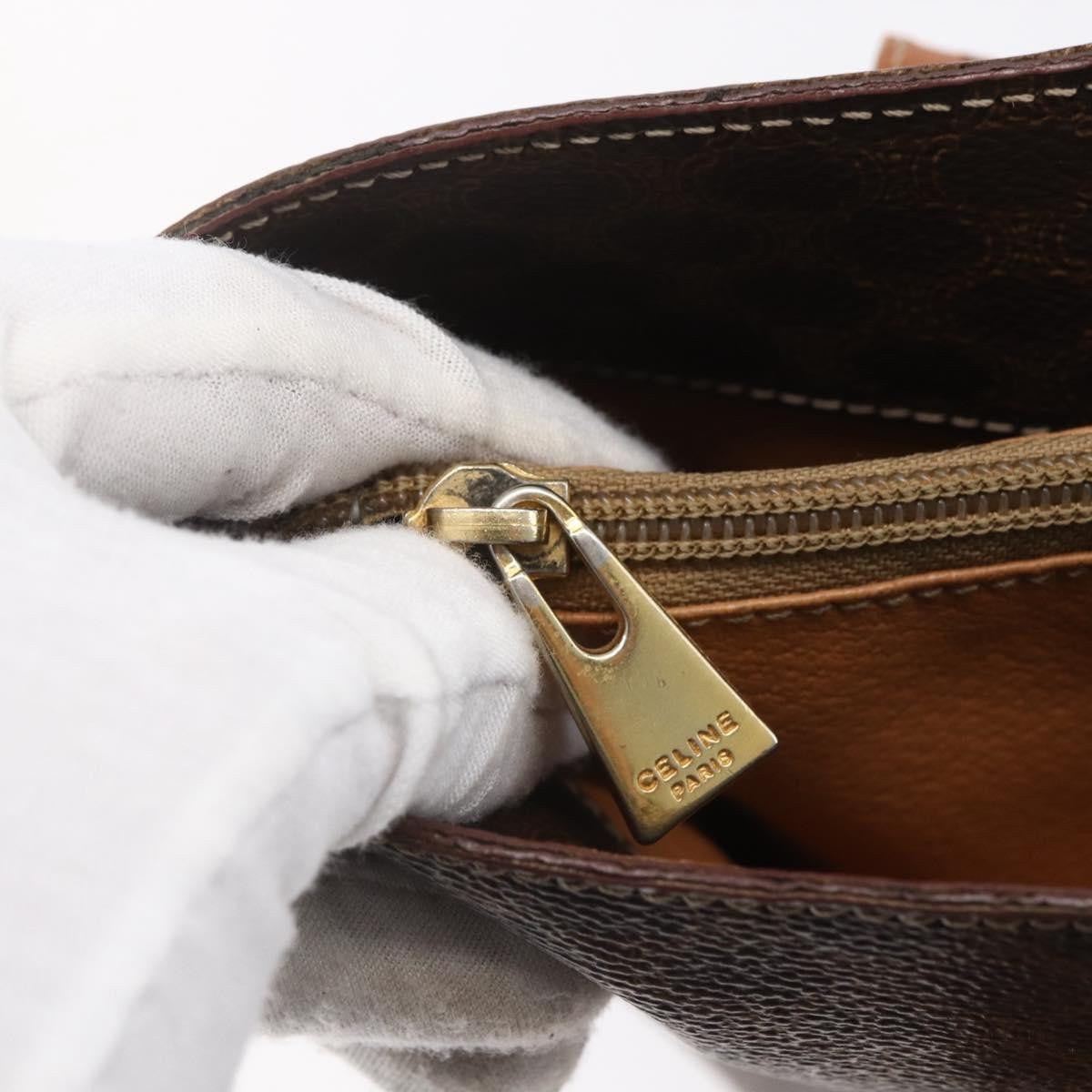 Celine Vintage Macadam Tote bag Canvas and Leather