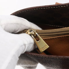 Celine Vintage Macadam Tote bag Canvas and Leather