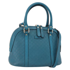 Gucci Convertible Dome Satchel Guccissima Leather