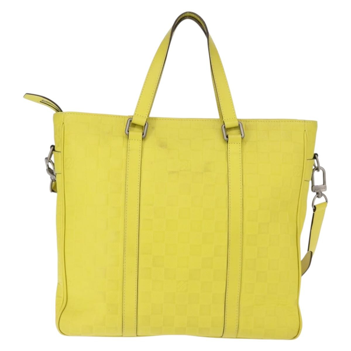 Louis Vuitton Tadao Handbag Damier Infini Leather