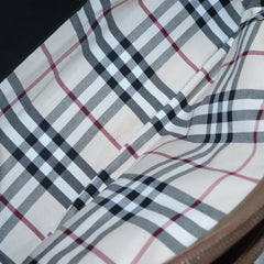 Burberry Nova Check Tote Leather
