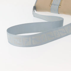 Fendi Logo Flap Shoulder Bag Canvas